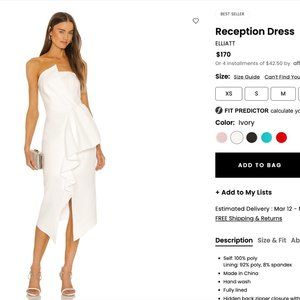 Reception Dress ELLIATT